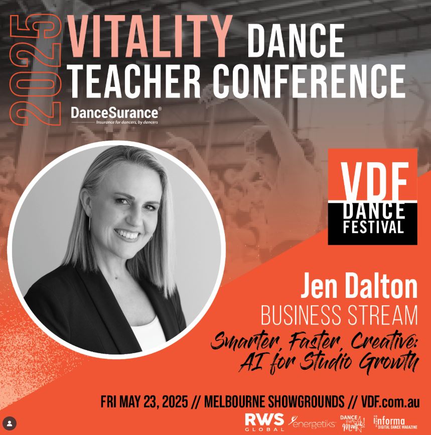 Key note speaker at dance conference jen dalton
